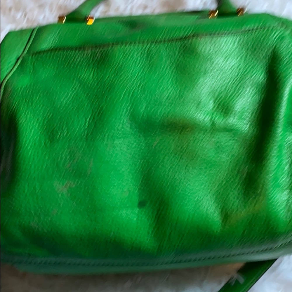 Green Michael Kors Purse with Strap - Picture 3 of 9